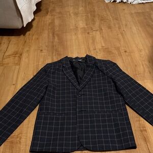 Target Kids Black Checkered Blazer